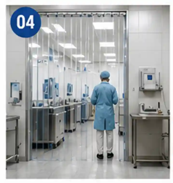 PVC strip curtains support hygiene standards
