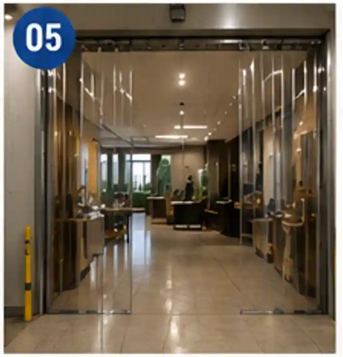 PVC strip curtains improve indoor comfort